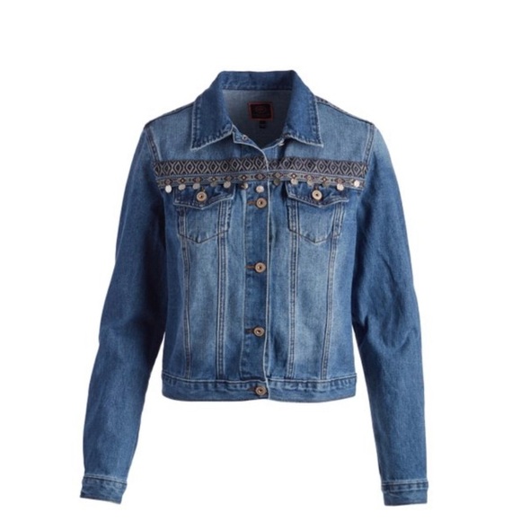 Boom Boom - NEW Carbon Tassel Denim Jacket - Picture 3 of 8